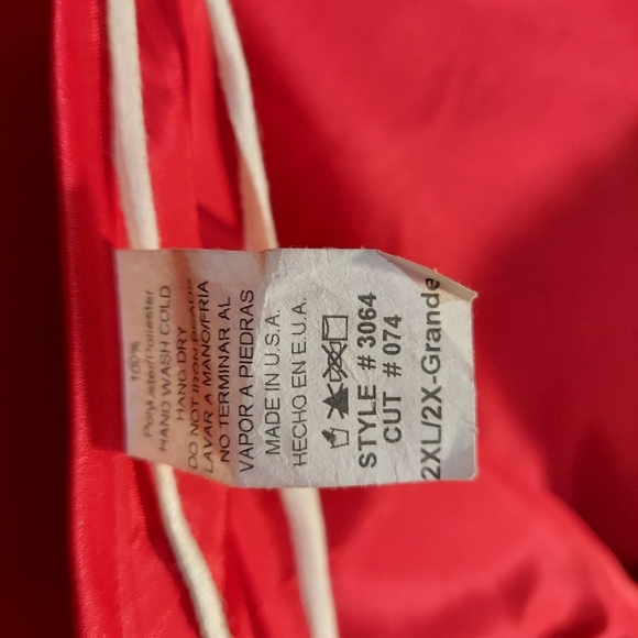 Red Maxi Dress Skirt - Picture 3 of 4